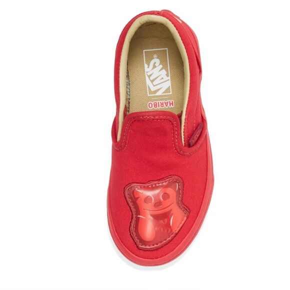 Vans x Haribo Collection Red Goldbears Gummy Bear Slip-on Sneakers - Picture 3 of 9